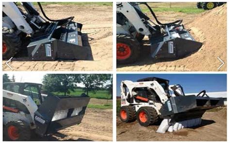 sandbagging machine skid steer|probagger sandbagging bucket.